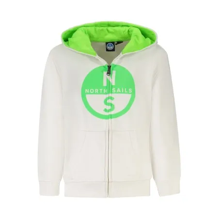 Sweat zippé North Sails pour enfants, blanc - NORTH SAILS