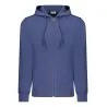 SWEAT-SHIRT ZIPPÉ BLEU POUR HOMME RIFLE - RIFLE