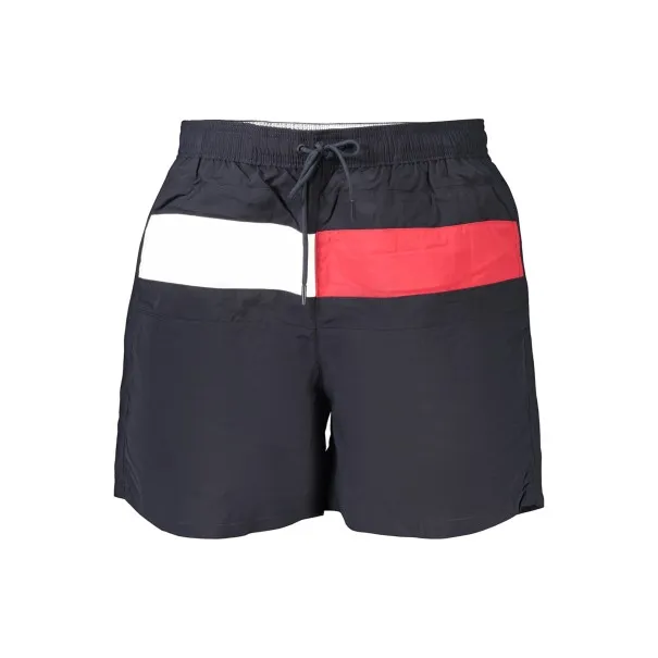 Maillot de bain homme Tommy Hilfiger à fond bleu - TOMMY HILFIGER