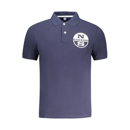 POLO À MANCHES COURTES POUR HOMMES NORTH SAILS BLEU - NORTH SAILS