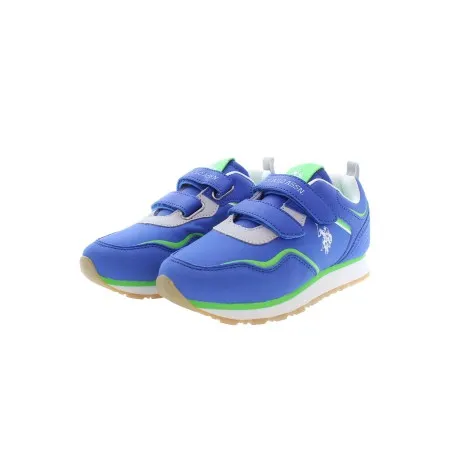 US POLO ASSN. CHAUSSURES DE SPORT BLEUES POUR ENFANTS - U.S. POLO ASSN
