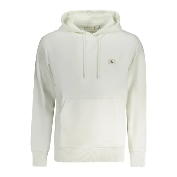Sweat-shirt zippé homme Calvin Klein blanc - CALVIN KLEIN