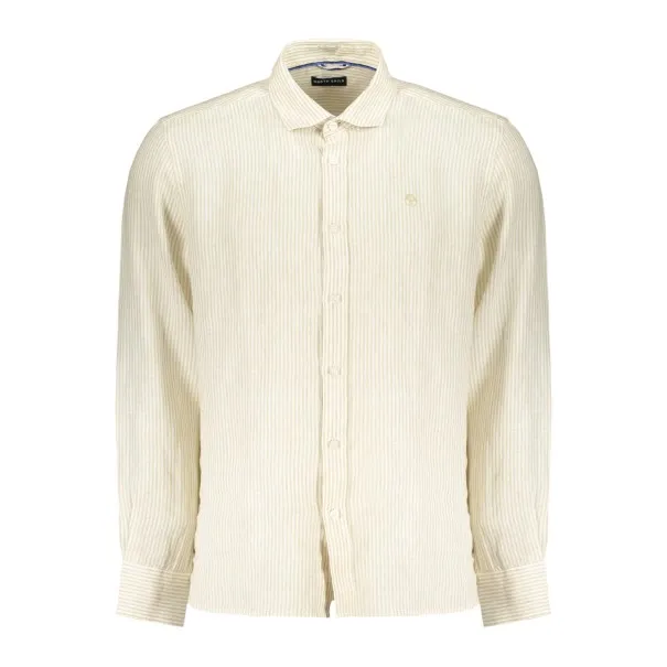 Chemise à manches longues pour homme North Sails, beige - NORTH SAILS