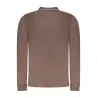 POLO HOMME À MANCHES LONGUES MARRON NORVÈGE 1963 - NORWAY 1963