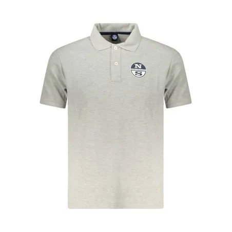 POLO À MANCHES COURTES POUR HOMMES NORTH SAILS GRIS - NORTH SAILS