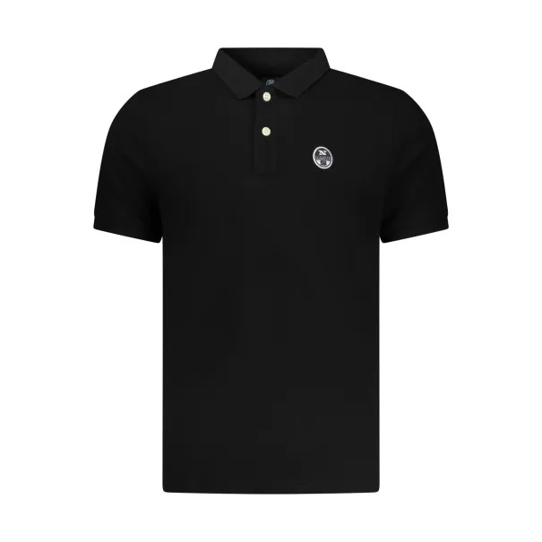 Polo à manches courtes pour homme North Sails, noir - NORTH SAILS