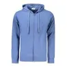 SWEAT-SHIRT BLEU À FERMETURE ÉCLAIR POUR HOMME COVERI MOVING - COVERI MOVING