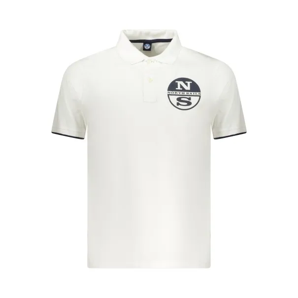 POLO À MANCHES COURTES POUR HOMMES NORTH SAILS BLANC - NORTH SAILS