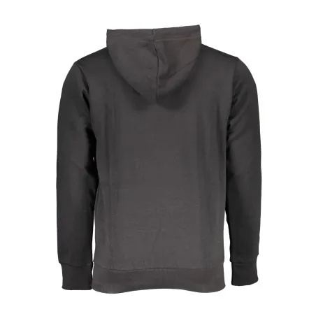 SWEAT-SHIRT NOIR À FERMETURE ÉCLAIR POUR HOMME US GRAND - U.S. GRAND
