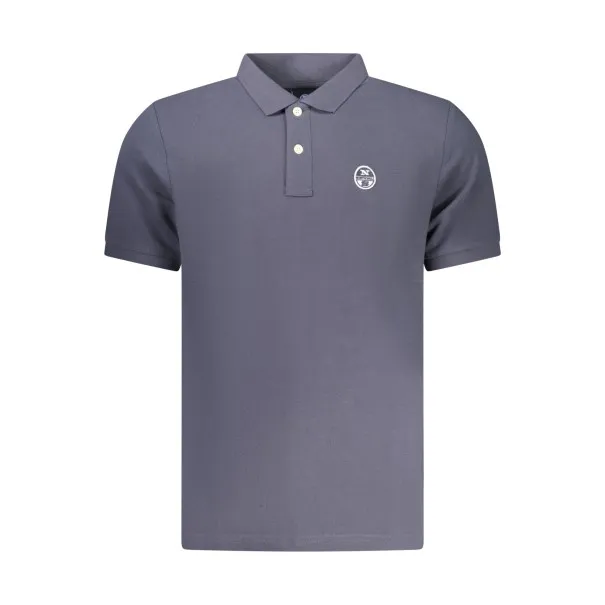 Polo à manches courtes pour homme North Sails, bleu - NORTH SAILS