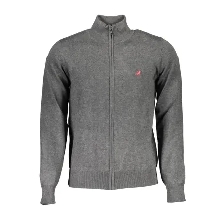 Grand cardigan gris pour homme - U.S. GRAND