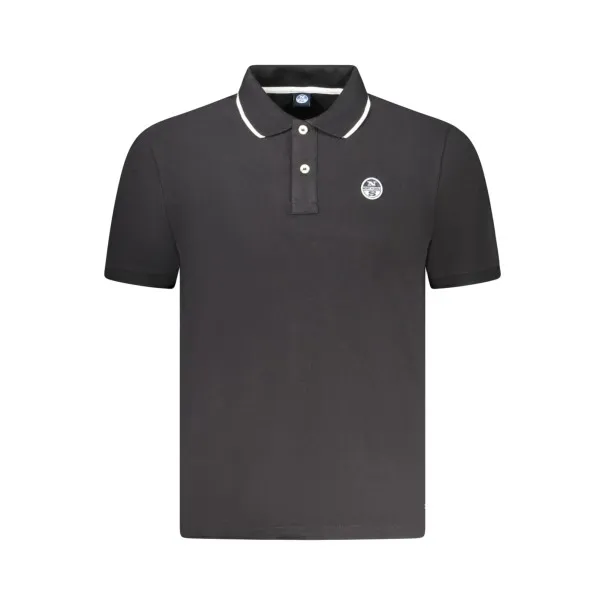 POLO À MANCHES COURTES POUR HOMMES NORTH SAILS NOIR - NORTH SAILS
