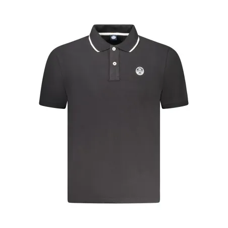 POLO À MANCHES COURTES POUR HOMMES NORTH SAILS NOIR - NORTH SAILS