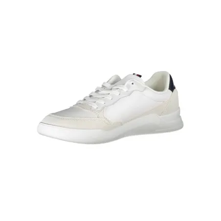 CHAUSSURES DE SPORT POUR HOMMES TOMMY HILFIGER BLANCHES - TOMMY HILFIGER