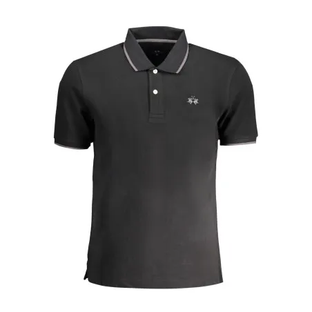 POLO À MANCHES COURTES POUR HOMME LA MARTINA NOIR - LA MARTINA