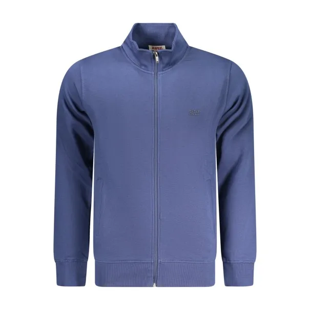 SWEAT-SHIRT ZIPPÉ BLEU POUR HOMME RIFLE - RIFLE