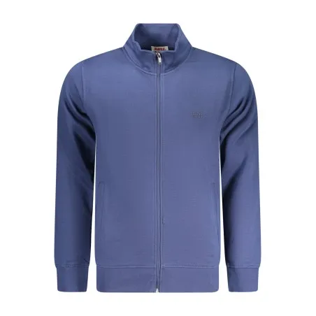 SWEAT-SHIRT ZIPPÉ BLEU POUR HOMME RIFLE - RIFLE