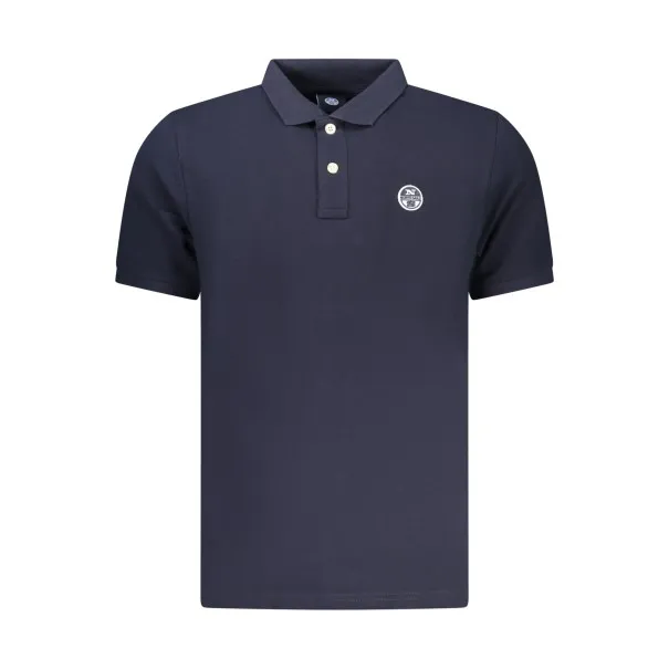 Polo à manches courtes pour homme North Sails, bleu - NORTH SAILS