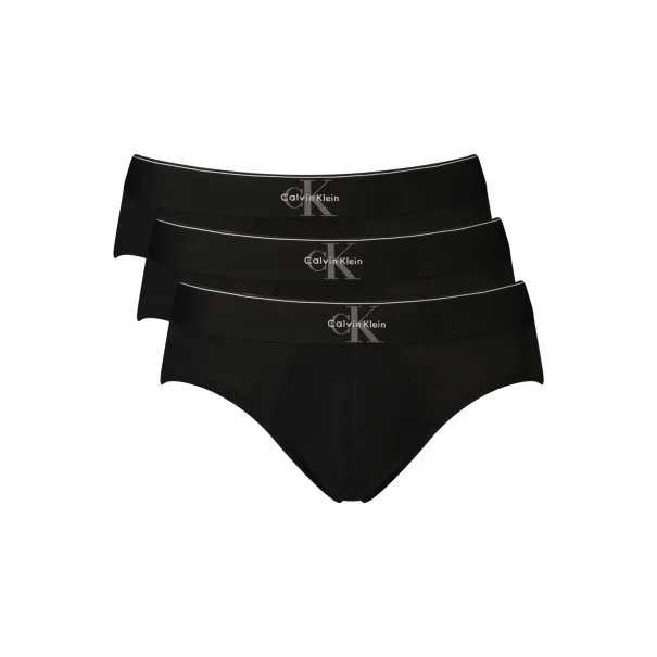SLIPS NOIRS CALVIN KLEIN POUR HOMME - CALVIN KLEIN