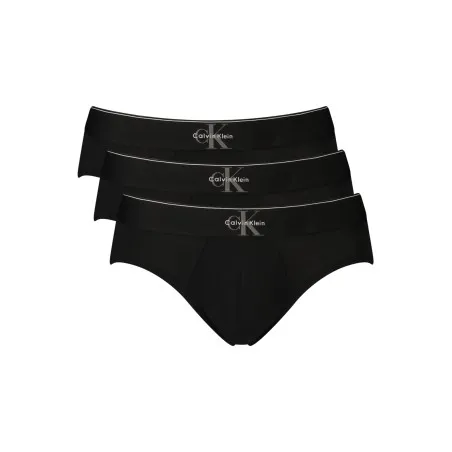 SLIPS NOIRS CALVIN KLEIN POUR HOMME - CALVIN KLEIN