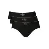 SLIPS NOIRS CALVIN KLEIN POUR HOMME - CALVIN KLEIN
