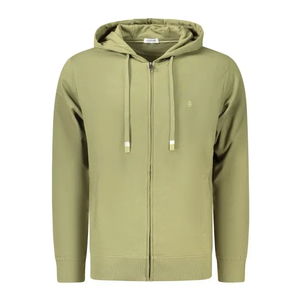SWEAT-SHIRT FERMETURE ÉCLAIR COVERI MOVING POUR HOMME, VERT - COVERI MOVING