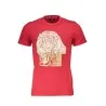 T-SHIRT À MANCHES COURTES CAVALLI CLASS HOMME ROUGE - CAVALLI CLASS