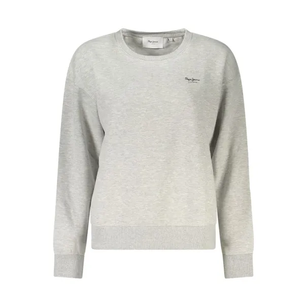 Sweat-shirt zippé gris pour femme PEPE JEANS - PEPE JEANS