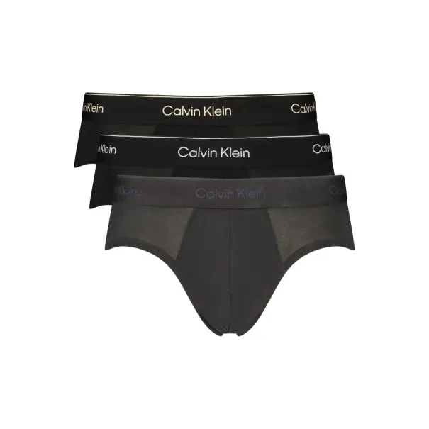 SLIPS NOIRS CALVIN KLEIN POUR HOMME - CALVIN KLEIN