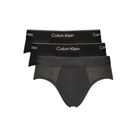 SLIPS NOIRS CALVIN KLEIN POUR HOMME - CALVIN KLEIN