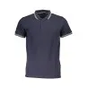 CAVALLI CLASS POLO MANCHES COURTES HOMME BLEU - CAVALLI CLASS