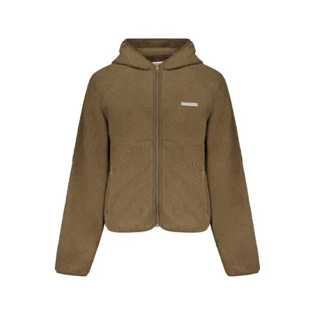 SWEAT-SHIRT FERMÉ MARRON POUR FEMME GUESS JEANS - GUESS JEANS