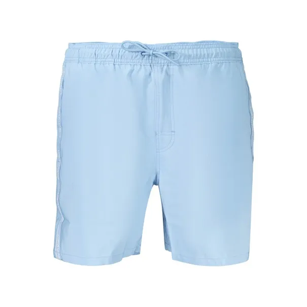 Maillot de bain homme Calvin Klein à fond bleu - CALVIN KLEIN