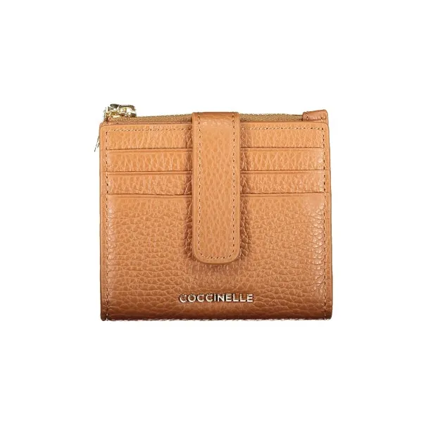 PORTEFEUILLE MARRON POUR FEMME COCCINELLE - COCCINELLE