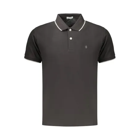 Polo noir à manches courtes pour homme Coveri Moving - COVERI MOVING