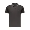 Polo noir à manches courtes pour homme Coveri Moving - COVERI MOVING
