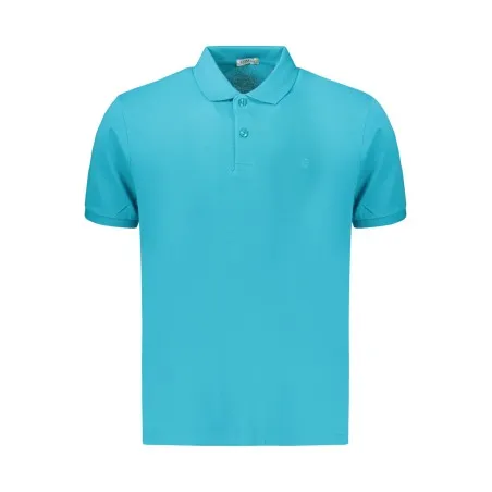 Polo à manches courtes pour homme Coveri Moving, bleu - COVERI MOVING
