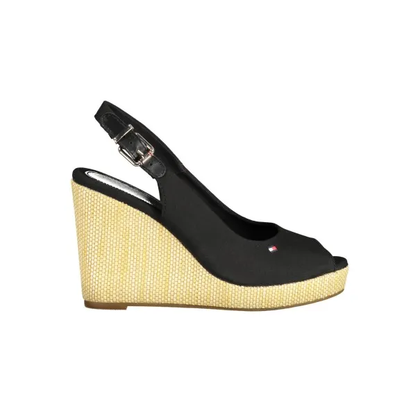 SANDALES POUR FEMMES TOMMY HILFIGER NOIRES - TOMMY HILFIGER