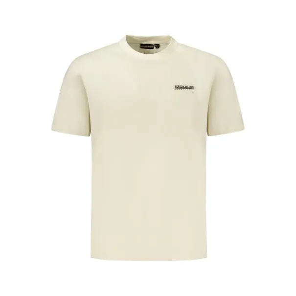 NAPAPIJRI T-SHIRT À MANCHES COURTES POUR HOMMES, BEIGE - NAPAPIJRI