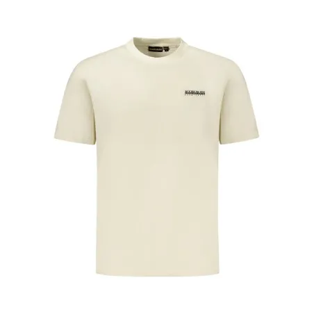 NAPAPIJRI T-SHIRT À MANCHES COURTES POUR HOMMES, BEIGE - NAPAPIJRI