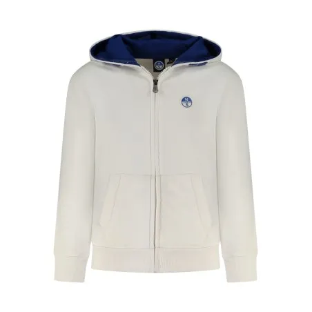 Sweat zippé North Sails pour enfants, blanc - NORTH SAILS