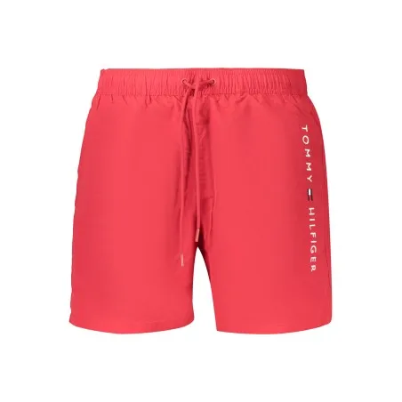 MAILLOT DE BAIN TOMMY HILFIGER POUR HOMME, FOND ROUGE - TOMMY HILFIGER