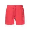 MAILLOT DE BAIN TOMMY HILFIGER POUR HOMME, FOND ROUGE - TOMMY HILFIGER