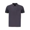 Polo à manches courtes pour homme Coveri Moving, bleu - COVERI MOVING