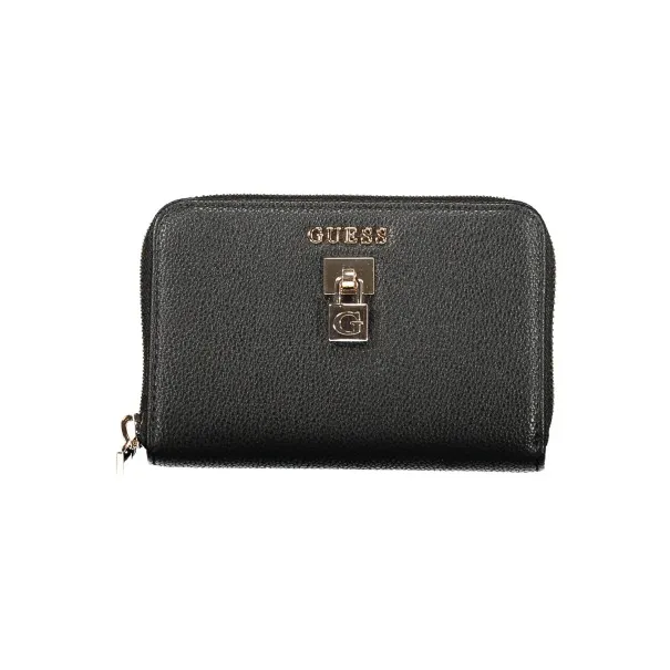 Portefeuille noir pour femme Guess Jeans - GUESS JEANS