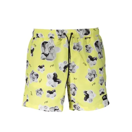 KARL LAGERFELD BEACHWEAR BAS DE MAILLOT DE BAIN HOMME JAUNE - KARL LAGERFELD BEACHWEAR