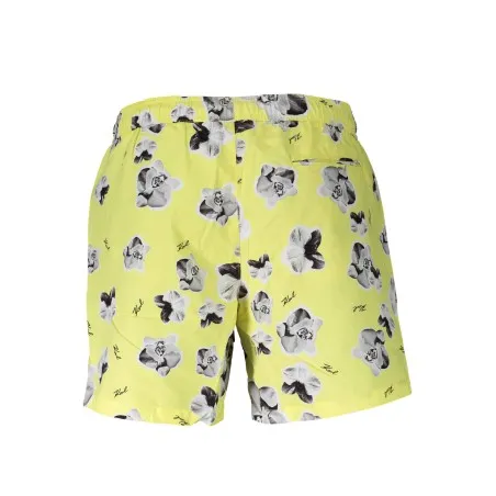 KARL LAGERFELD BEACHWEAR BAS DE MAILLOT DE BAIN HOMME JAUNE - KARL LAGERFELD BEACHWEAR