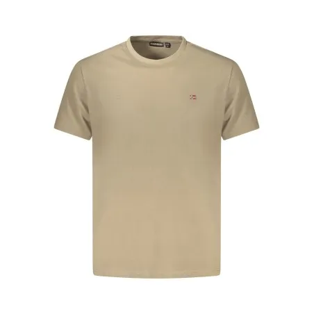 T-SHIRT À MANCHES COURTES POUR HOMME NAPAPIJRI, MARRON - NAPAPIJRI