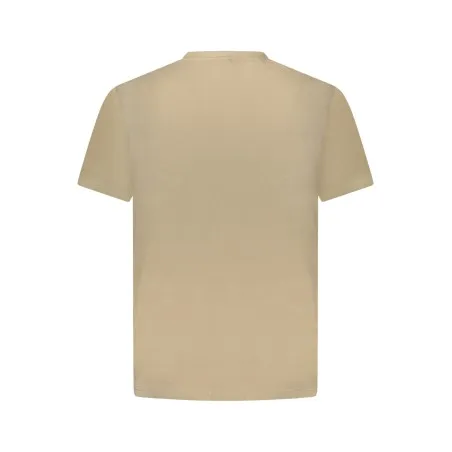 T-SHIRT À MANCHES COURTES POUR HOMME NAPAPIJRI, MARRON - NAPAPIJRI