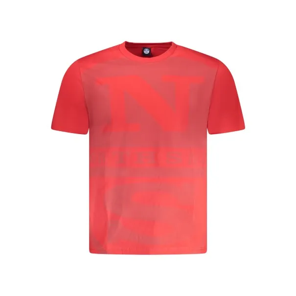 T-SHIRT À MANCHES COURTES POUR HOMMES NORTH SAILS ROUGE - NORTH SAILS